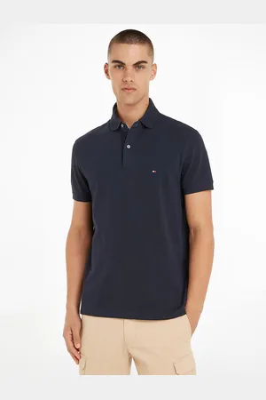 Tommy Hilfiger Organic Cotton Polo Shirt in Regular Fit with 2-Button Collar