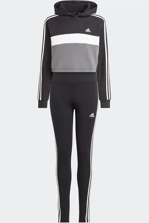 adidas Cotton Cropped Hoodie/Leggings Outfit