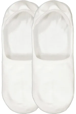 Dim Pack of 2 Pairs of Invisible Trainer Socks in Cotton Mix