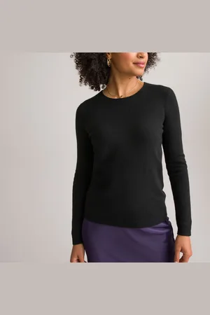 ANNE WEYBURN Cashmere Crew Neck Jumper