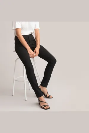 La Redoute 5-Pocket Slim Fit Trousers in Stretch Cotton