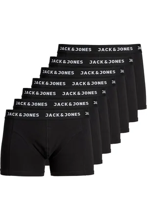 JACK & JONES Pack of 7 Hipsters in Plain Cotton