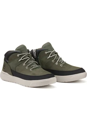 Timberland Kids Seneca Bay High Top Trainers in Leather