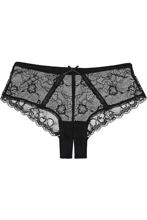 SUITE PRIVEE Lace Crotchless Shorts