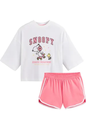 Snoopy Roller Cotton Short Pyjamas