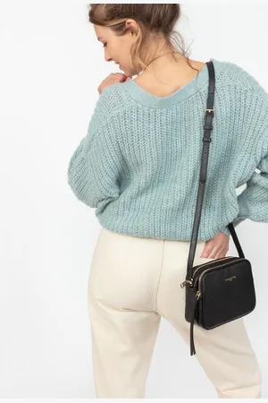 Lancaster Dune Leather Zipped Clutch Bag
