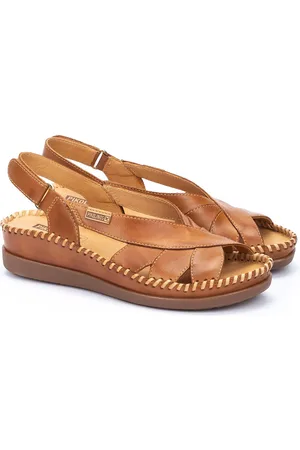 Pikolinos Cadaques Semi-Wedge Sandals in Leather