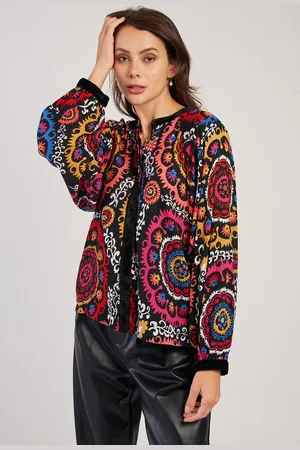 Derhy Fabia Tribal Print Blouse