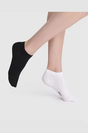 Dim Pack of 4 Pairs of Trainer Socks in Cotton Mix
