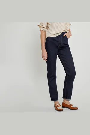 La Redoute Regular Straight Jeans with High Waist