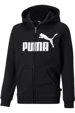 PUMA Zip-Up Hoodie in Cotton Blend