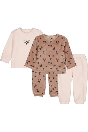 La Redoute Pack of 2 Pyjamas in Floral Print Velour