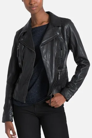 Oakwood Camera Leather Biker Jacket