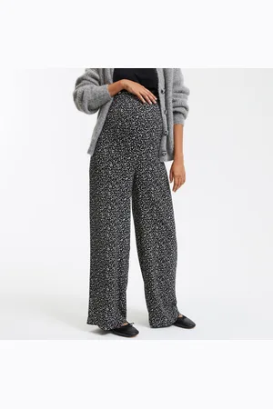 La Redoute Wide Leg Maternity Trousers with High Waist