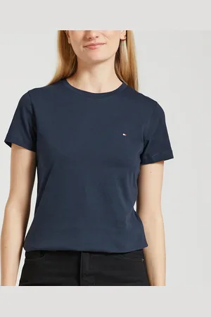 Tommy Hilfiger Cotton Crew Neck T-Shirt with Short Sleeves