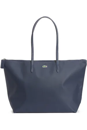 Lacoste L1212 Tote Bag with Zip Fastening in Pique Canvas