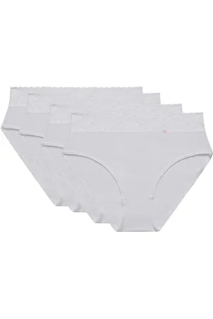 Dim Pack of 4 Maxi Knickers in Stretch Cotton