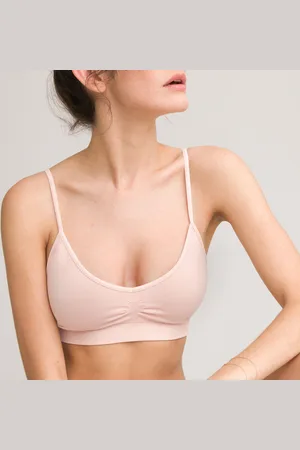 La Redoute Milky Seamless Bralette with Shoestring Straps