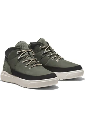 Timberland Kids Seneca Bay Hiker High Top Trainers in Leather