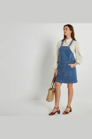 La Redoute Denim Maternity Dungaree Dress
