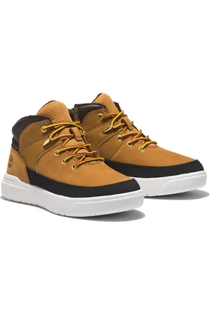 Timberland Kids Seneca Bay Hiker High Top Trainers in Leather