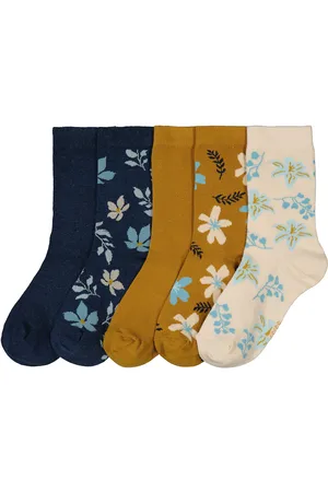 La Redoute Pack of 5 Pairs of Floral Crew Socks