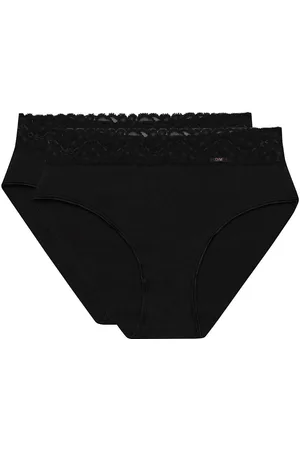Dim Pack of 2 Feminine Knickers in Stretch Cotton