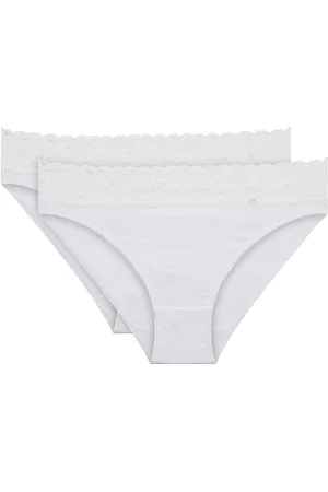 Dim Pack of 2 Feminine Knickers in Stretch Cotton