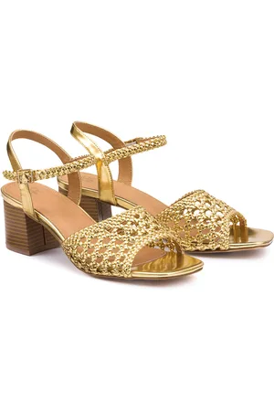 La Redoute Plaited Block Heel Sandals