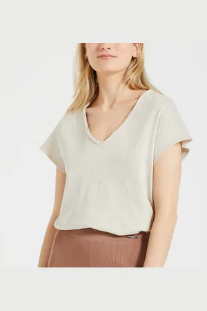 American Vintage Sonoma Short Sleeve T-Shirt with V-Neck
