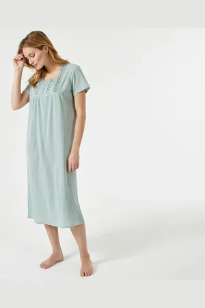 ANNE WEYBURN Cotton Crepon Nightdress