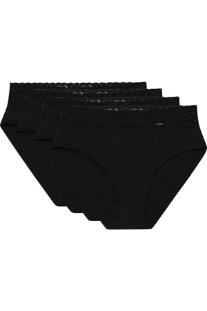 Dim Pack of 4 Maxi Knickers in Stretch Cotton