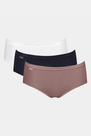Sloggi Pack of 3 Basic+ Midi Knickers in Cotton