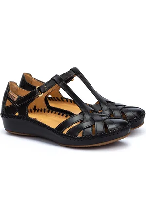 Pikolinos Vallarta Semi-Wedge Sandals in Leather