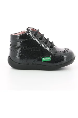 Kickers Kids Billista Ankle Boots in Leather with Zip Fastening