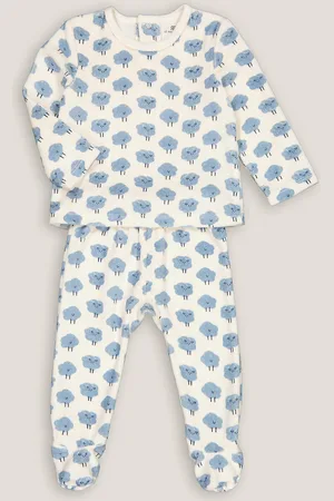 La Redoute Velour Pyjamas with Feet