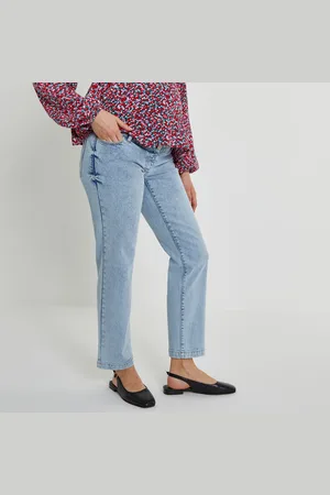 La Redoute Straight Maternity Jeans with High Bump Band