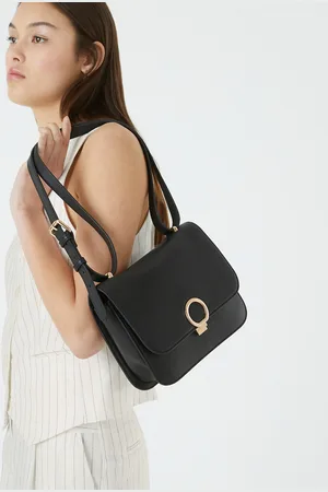 La Redoute Signatures Leather Classic Messenger Bag