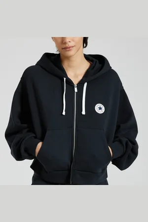 Converse Retro Chuck Zipped Hoodie in Cotton Mix