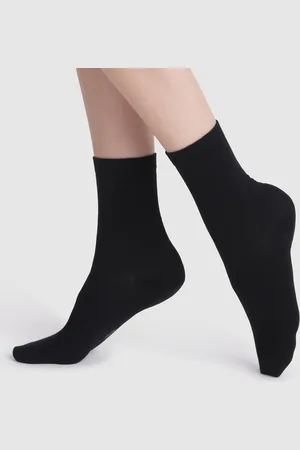 Dim Pack of 2 Pairs of Crew Socks in Cotton Mix