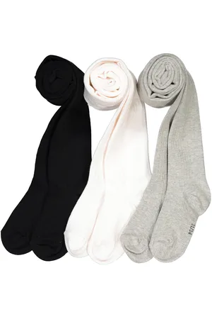 La Redoute Pack of 3 Tights in Ribbed Cotton