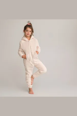La Redoute Dinosaur Fleece Hooded Onesie