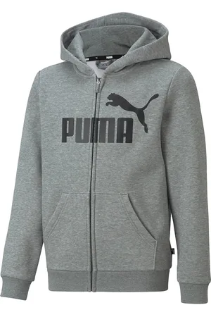 PUMA Zip-Up Hoodie in Cotton Blend