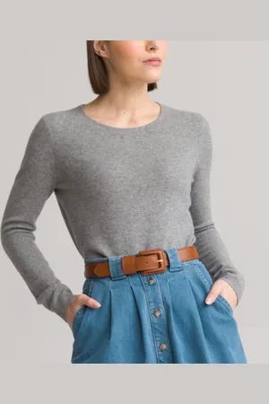 ANNE WEYBURN Cashmere Crew Neck Jumper