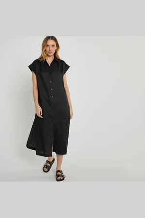 La Redoute Midi Linen Shirt-Dress