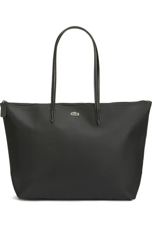 Lacoste L1212 Tote Bag with Zip Fastening in Pique Canvas
