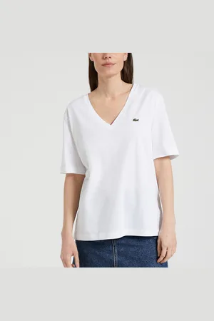 Lacoste Cotton Casual T-Shirt with V-Neck