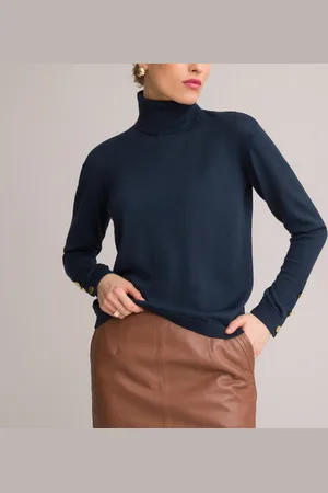 ANNE WEYBURN Wool Mix Turtleneck Jumper