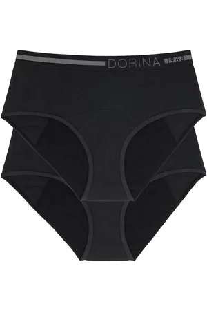 Dorina Pack of 2 Eco Moon Midi Period Knickers in Organic Cotton
