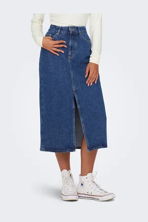 ONLY Denim Midi Skirt